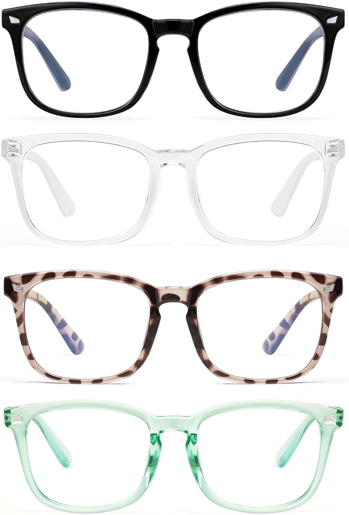hunsquer Blue Light Glasses for Woman/Men Computer Blue Light Glasses