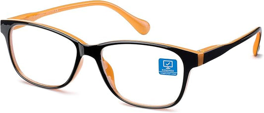 K KENZHOU Blue Light Blocking Computer Glasses Anti Eyestrain Unisex for Women/Men(C5)