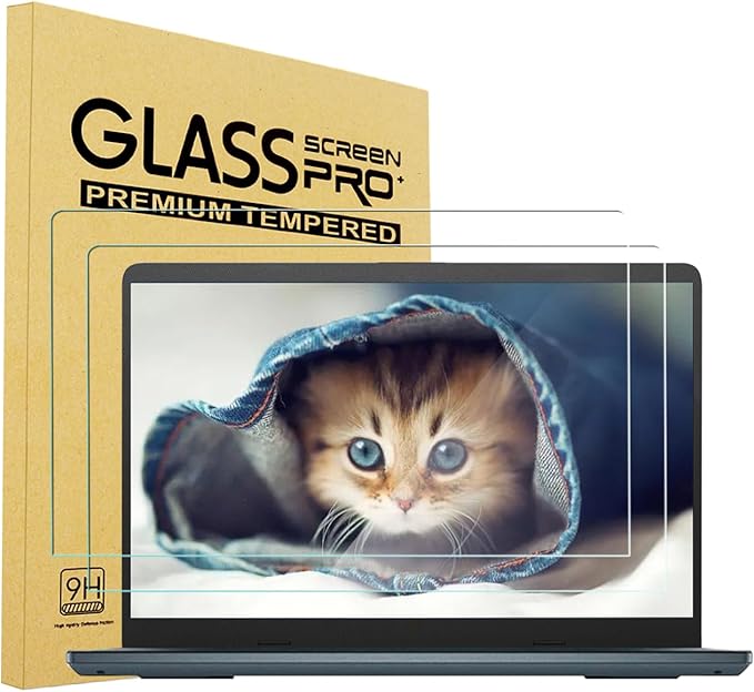 2 Pack 14.5" Laptop Tempered Glass Screen Protector for HP/Dell/Sony/Samsung/Lenovo/Acer/MSI/LG/Razer Blade and Other 14.5 inch Aspect Ratio 16:10 Laptop, 9H Hardness,HD Clear, Anti-Scratch