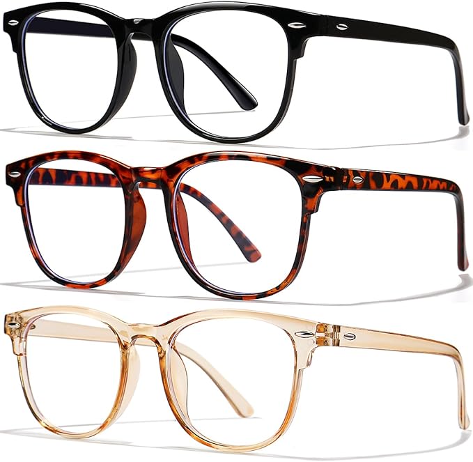 GFUIARA Blue Light Blocking Glasses for Women Men,Fashion Square Blue Blockers Glasses,Computer/TV/Phones/Gaming Glasses
