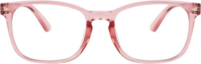 Blue Light Glasses for Woman Men | 99% Blue Light Blocking Glasses | Computer Glassess | Gaming | TV Phone Screen Reader Square Frame | Anti Eyestrain & UV Glare,1 Pack