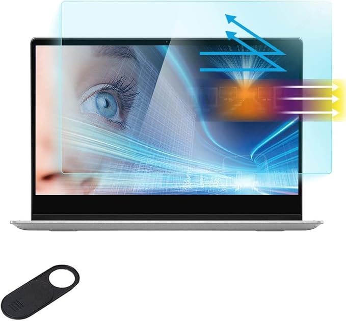 Anti-Blue Light & Anti-Glare Screen Protector for 17" 16:10 Aspect Ratio Laptops (Dell/ASUS/Lenovo/Acer/MSI/LG Gram) | UV Blocking Filter with Blue Light Spectrum Protection | Eye Care Film (not fit 17.3 inch16:9)