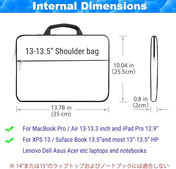 Hseok Laptop Shoulder Bag 13 13.3 14 Inch Case Compatible with MacBook Pro/Neo 14" M5/M4/M3/M2/M1,Mac Air/pro/Neo 13" and Most 13 13.3 14 Notebooks,Spill-Resistant Briefcase,Jellyfish Flower