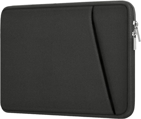 15.6 inch Laptop Sleeve, Durable Briefcase Cover Shockproof Protective Sleeve, Handbags Portable Laptop Bag for 15.6 inch HP Dell Asus Lenovo Notebook Computer Case with Front Pocket, Grey