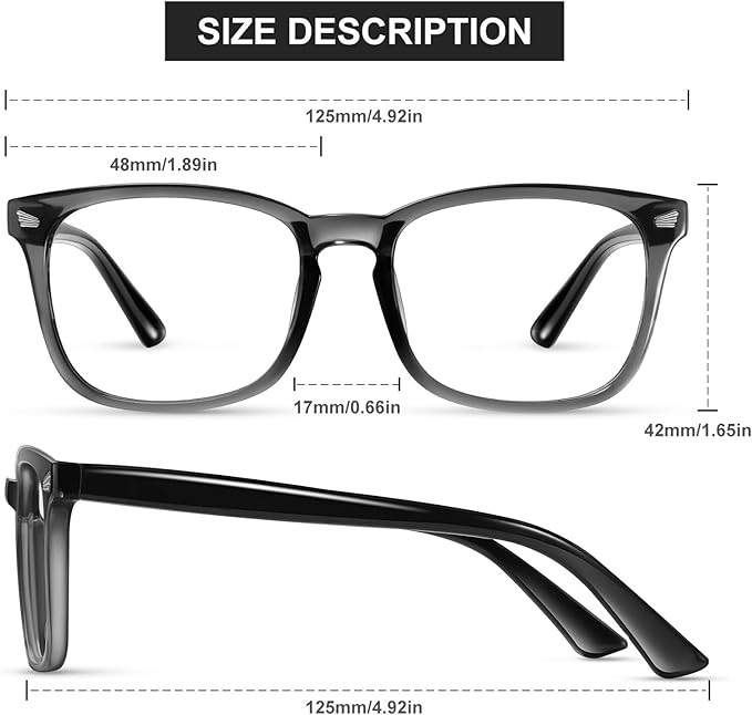 Okany Blue Light Glasses for Kids 3 Pack Blue Light Blocking Glasses for Girls Boys Computer Gaming Screen Glasses, Anti Glare Eyestrain Teen Fashion Glasses Age 3-10 (Grey Black+Leopard+Pink)