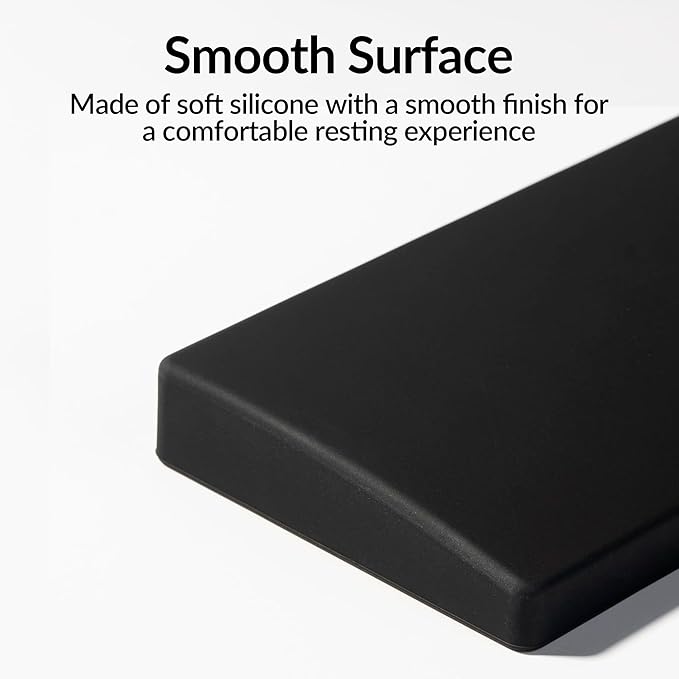 Keychron 12.48" Silicone Wrist Rest for 75% Compact Mechanical Keyboards, Ergonomic Palm Support with Full Honeycomb Non-Slip Base, Compatible with K2/K2 Pro/K2 Max/K2 HE/K6/K6 Pro/K6 HE