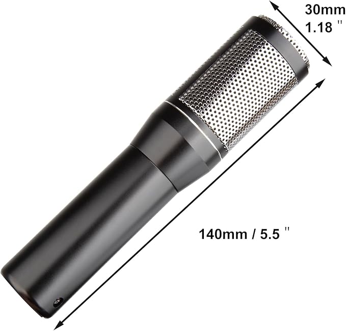 E300 Sound Studio Recording Microphone, Condenser Broadcast Microphone Karaoke Singing for Recording Live Desktop Stand