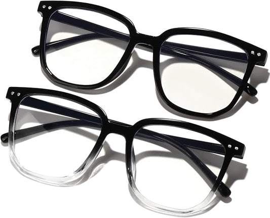 GFUIARA Blue Light Blocking Glasses for Women Men,Fashion Square Blue Blockers Glasses,Computer/TV/Phones/Gaming Glasses