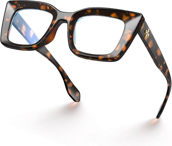 VISOONE Cat Eye Blue Light Blocking Glasses TR90 Anti-glare Women Calida
