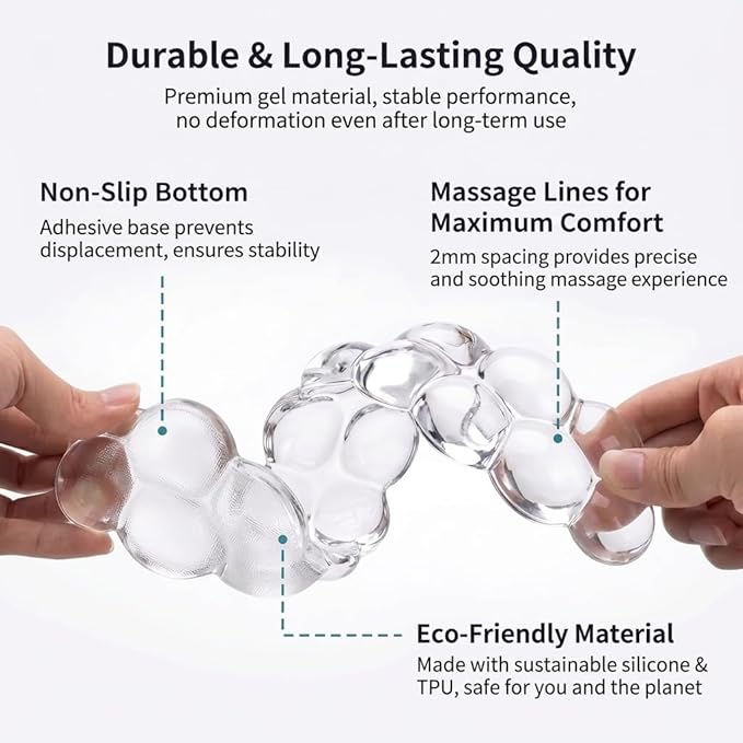 Ultimate Cute Ergonomic Wrist Rest – Instant Relief, Cloud-Like Comfort, Premium Silicone & TPU, Ultra-Soft, Durable, Gift-Boxed for Office, Study, Gaming & More