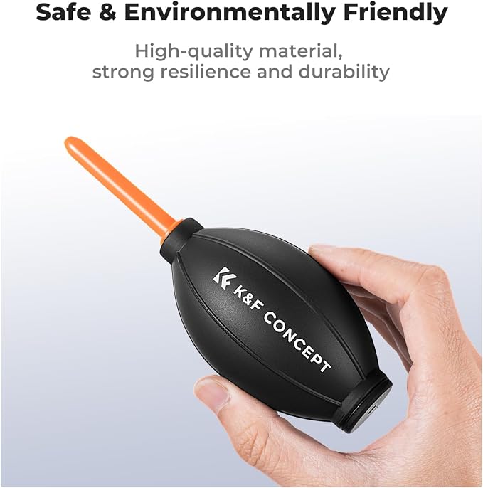 K&F CONCEPT Lens Air Blower, Rubber Bulb Air Pump Dust Blower Cleaner, with Long Nozzle for Cell Phone, Tablet, Camera Lens Sensors, Keyboard,Telescopes - Image 5