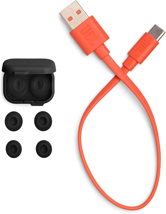 JBL Tune Flex 2 - True Wireless Noise Cancelling Earbuds with JBL Spatial Sound and Smart Ambient Technology, 6 mics for Perfect Calls, up to 48Hrs of Playback, IP54 Dust & Water Resistant (Black)