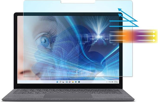 MUBUY-GOL Screen Protector for 13.5" Microsoft Surface Laptop 6/Laptop 5/Laptop 4/Laptop 3/2/1 13.5 inch Laptop, Eye Protection Blue Light Glare UV Filter Film, Anti Fingerprint