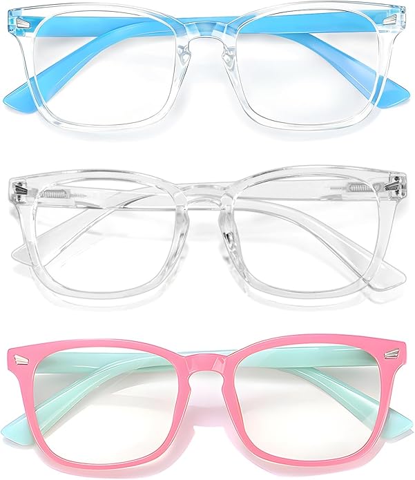 CHEERS DEVICES Blue Light Blocking Glasses for Kids Boys Girls Teens - Computer Glasses with Unbreakable Frame and Anti-Glare