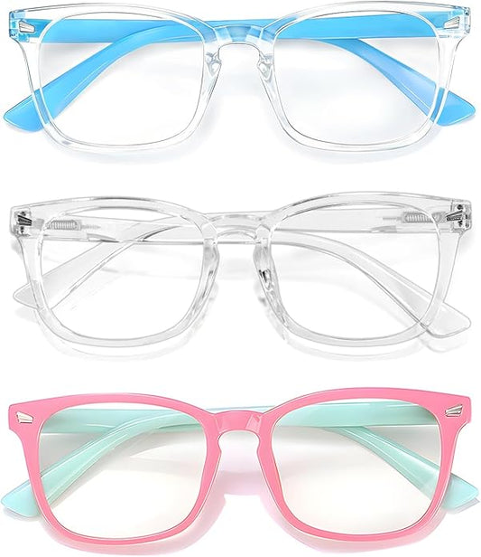 CHEERS DEVICES Blue Light Blocking Glasses for Kids Boys Girls Teens - Computer Glasses with Unbreakable Frame and Anti-Glare