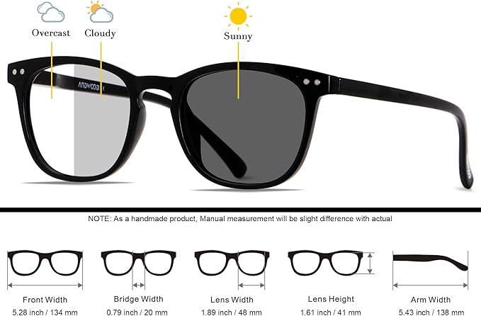 ANDWOOD Blue Light Blocking Glasses Women Men Computer Small Face Clear Bluelight Blocker Eyeglasses Frame