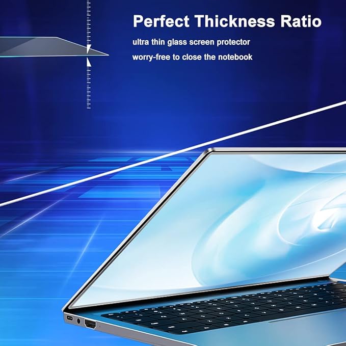 14-inch Tempered Glass Screen Protector for 14" with 16:10 Aspect Ratio Laptop Lenovo/HP/Dell/ASUS/LG/Acer/MSI/Samsung etc, 9H Hardness, Ultra HD (Not Fit 14" 16:9)