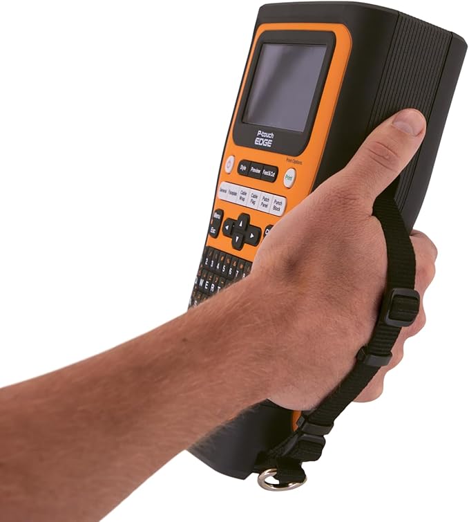 Brother PT-E560BTVP P-Touch Edge Handheld Industrial Label Printer with Bluetooth and Dual auto-Cutter (up to 24mm Labels)