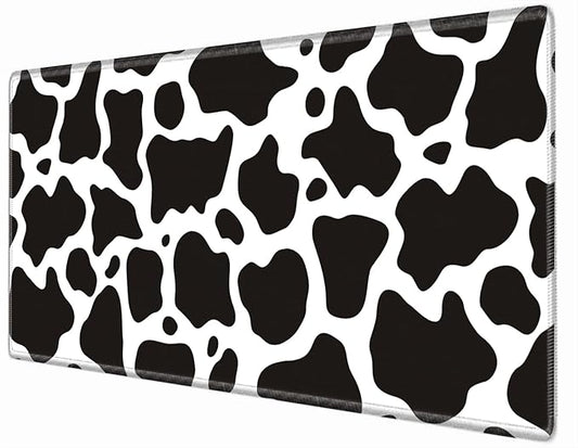 Large Mouse Pad 36 x 24 Desk Mat Gaming Mousepad Cow Print Oversized Desk Pad Huge Giant 4XL Computer Mat for Girl Women Work