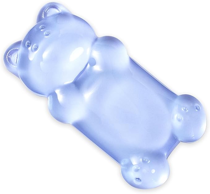 Blue Gel Mouse Wrist Rest –Cute Bear Wrist Rest, Ergonomic Mouse Support,Comfort & Support for Typing and Gaming