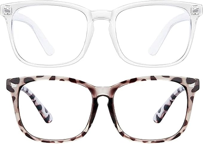 hunsquer Blue Light Glasses for Woman/Men Computer Blue Light Glasses