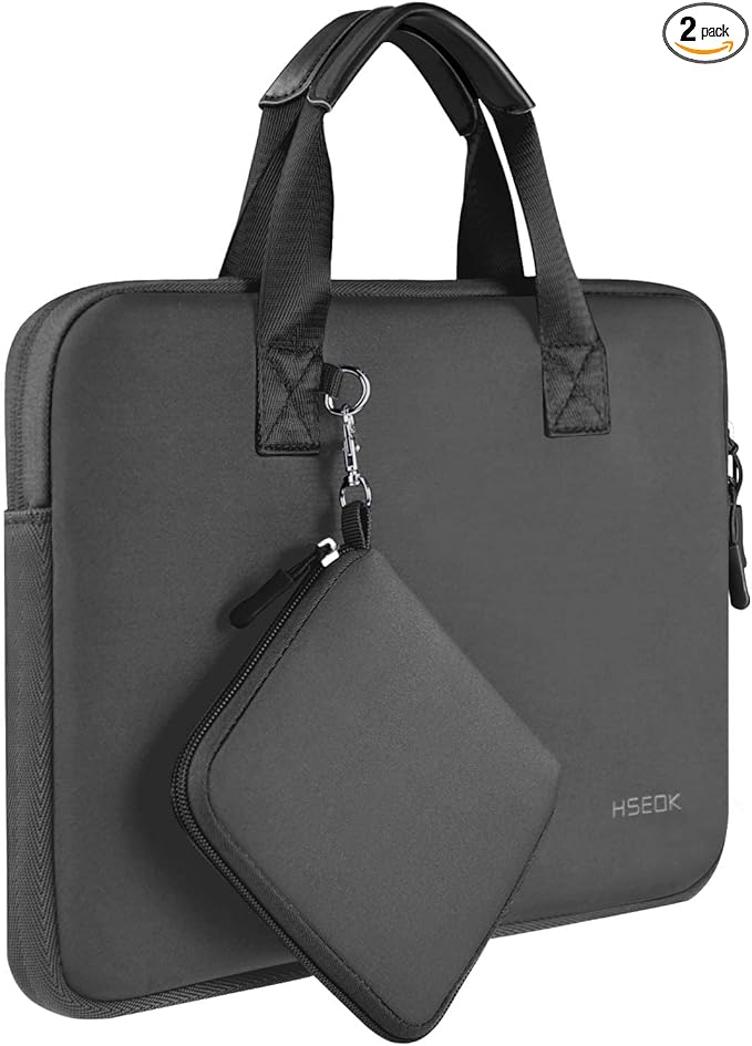 11.6 12.9 13 inch Elastic Laptop Sleeve with Small Case Compatible with 13 inch MacBook Neo Air Pro M5/M4/M3/M2/M1, iPad 13 12.9, XPS 13 and Most 11.6 12.9 13 inch Notebooks Tablets,D02G01