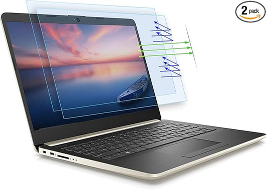 (2PCS Pack) HP 14 inch Laptop Screen Protector Anti Blue Light Glare for HP 14" Laptop/HP Pavilion X360 14/HP Chromebook 14/HP Stream 14/HP ProBook 14, Eye Protection Computer Monitor Screen Protector