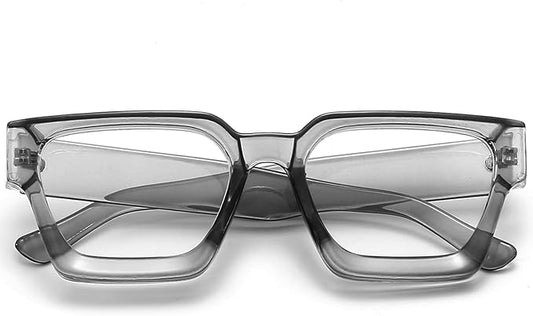 AIEYEZO Square Thick Frame Glasses for Women Men Fashion Blue Light Glasses Trendy Chic Computer Eyeglasses