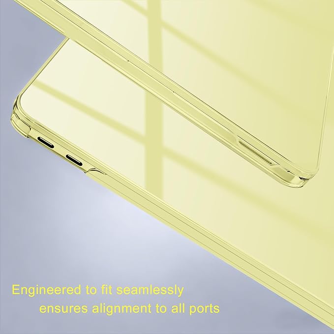 MOSISO Compatible with MacBook Neo Case 13 inch 2026 Release Model A3404 with A18 Pro Chip, Ultra-Thin Protective Crystal Hard Shell Case&Keyboard Cover&Screen Protector, Citrus