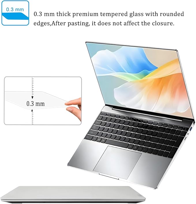 i-Tensodo 2 Pack 15.6 Inch Tempered Glass Screen Protector for HP Envy x360 15.6/Pavilion 15.6/ Probook 15.6/EliteBook 15.6/OMEN 15.6/Victus 15.6/Ominbook 3 15.6, HP 15.6" 16:9 Laptop, 9H Hardness