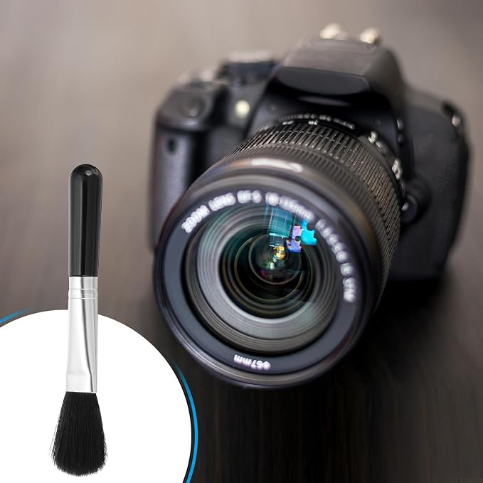 PATIKIL Camera Dusting Brush, Multifunction Cleaning Brush Keyboard Lens Cleaning Pen Screen Lens Cleaner for Vinyl Records, LP Scan, SLR & Computer Screens,10 Pcs Black - Image 5
