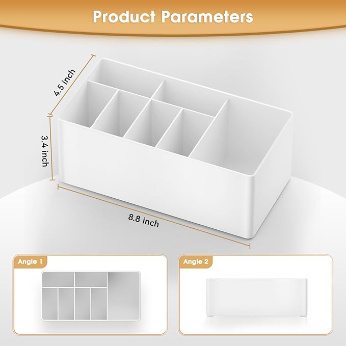 Charger Cable Cord Storage Organizer Easy storage without ties charger cable organizer Cable Management Boxes - 1 Pack （white）