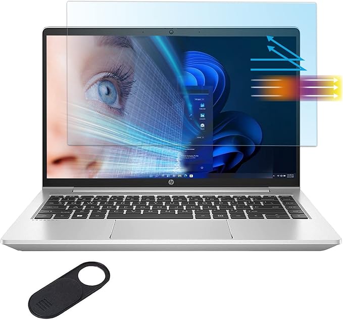 MUBUY-GOL Screen Protector for 14" HP Probook 440 445 G8 G9 G10, HP Probook 640 G7 G8 Laptop 14 inch, Anti-Blue Light Eye Protection Screen Filter Anti-Glare, Anti-Fingerprint (Not Fit 440 445 G11)