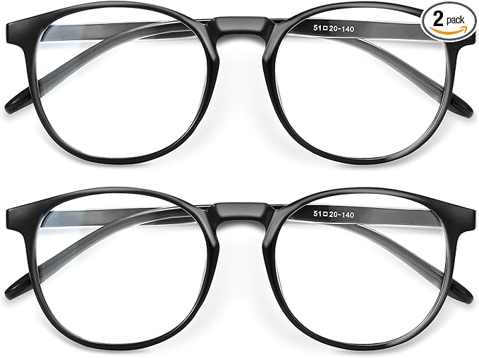 IBOANN Blue Light Glasses for Woman/Men, Fashion Blue Light Glasses Men, Fake Glasses Help Reduce Screen Fatigue