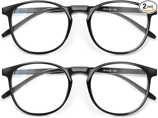 IBOANN Blue Light Glasses for Woman/Men, Fashion Blue Light Glasses Men, Fake Glasses Help Reduce Screen Fatigue