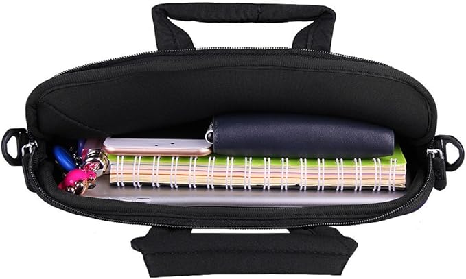 LSS 17-17.3" Laptop Sleeve Bag Compatible with Acer, Asus, Dell, HP, Sony, MacBook and More | Carrying Case Pouch w/Handle & Adjustable Shoulder Strap,Hedgehog