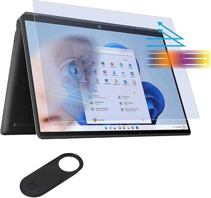 Anti-Blue Light Glare Screen Protector for HP OmniBook 5 16/ OmniBook 7 16/Envy 16/Pavilion 16/Spectre x360 16/ZBook 16/ZBook 16 G11-G9/HP EliteBook 860 865 665 660 460 465 (G11-G9)16 inch Laptop