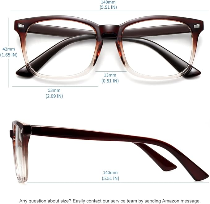 MEETSUN 3-Pack Blue Light Blocking Glasses, Anti Eye Strain Headache (Sleep Better), Computer Glasses UV400 Lens (Brown Gradient + Coffee + Tortoiseshell)