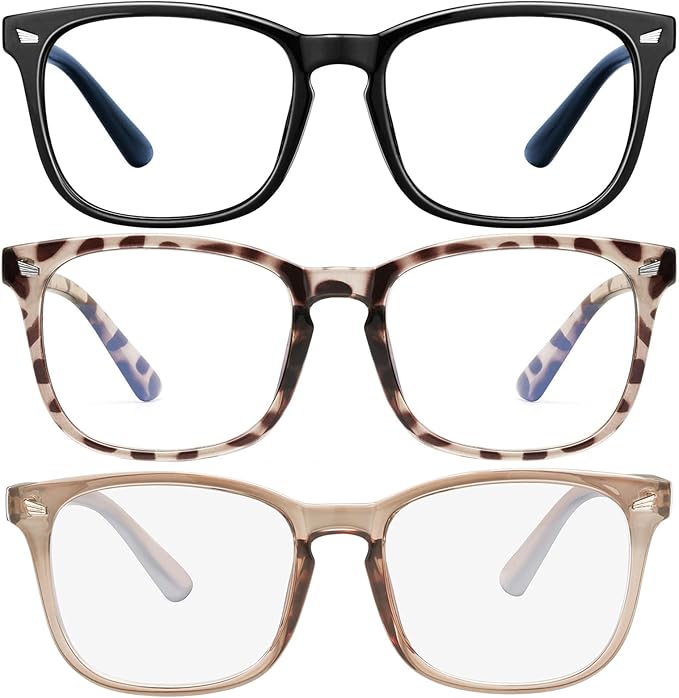 hunsquer Blue Light Glasses for Woman/Men Computer Blue Light Glasses