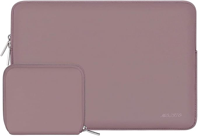 MOSISO Laptop Case 16 inch, 15-15.6 inch Laptop Sleeve Bag Compatible with MacBook Pro 16 M5 M4 M3 M2 M1, HP Acer Dell Lenovo ASUS Notebook, Neoprene Computer Sleeve Bag with Small Case, Brick Red