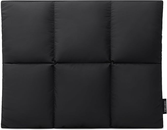 Comfyable Puffy Laptop Sleeve 13 Inch 14 Inch, Quilted Puffer Laptop Carrying Case for Women, Pillow Case Compatible with MacBook Air/Pro M5 M4 M3 M2 Pro/Max 2026, 13" MacBook Neo A18, Black