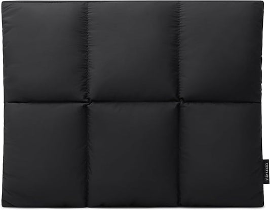 Comfyable Puffy Laptop Sleeve 13 Inch 14 Inch, Quilted Puffer Laptop Carrying Case for Women, Pillow Case Compatible with MacBook Air/Pro M5 M4 M3 M2 Pro/Max 2026, 13" MacBook Neo A18, Black