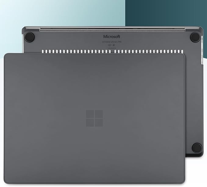 Batianda Premium Case for Microsoft Surface Laptop 13.8-inch Touchscreen 2024 (7th Edition) Lightweight Durable Scratch-Resistant, Easy Install, with Keyboard Cover & Screen Protector, Matte Black