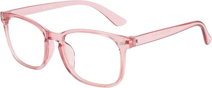 Blue Light Glasses for Woman Men | 99% Blue Light Blocking Glasses | Computer Glassess | Gaming | TV Phone Screen Reader Square Frame | Anti Eyestrain & UV Glare,1 Pack