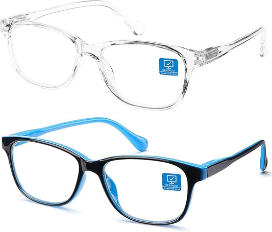 K KENZHOU Blue Light Glasses for Woman Men Bluelight Blocking Glasses for Computer Gaming Phones,Anti Eye Strain & UV Glare