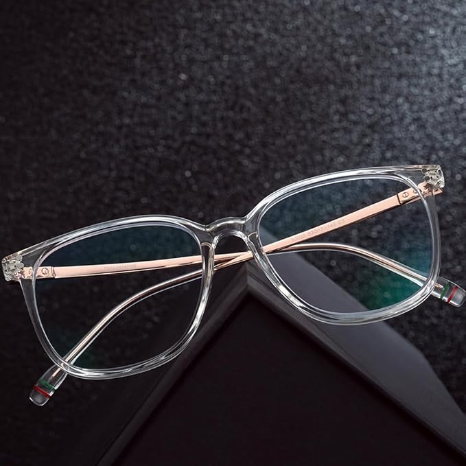 GUDVUE Blue Light Glasses For Woman, Computer Reading/Gaming/Phones Glasses, Anti Glare/UV400/Eye Strain