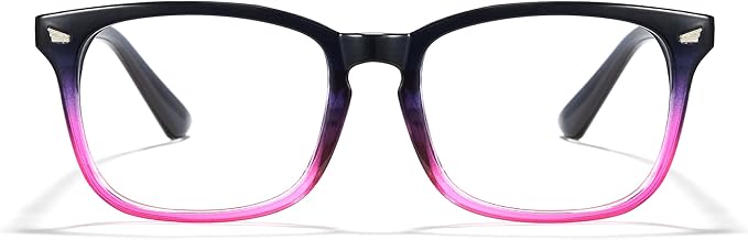 Cyxus Blue Light Glasses Men Women Reduce Eye Strain UV Blocking for Office Work Computer Screen 8082