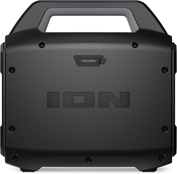 ION Sport Boom - Portable 60W Outdoor Bluetooth Speaker with Microphone, IPX5 Water-Resistant, 15-Hour Battery, FM Radio, USB Port, App