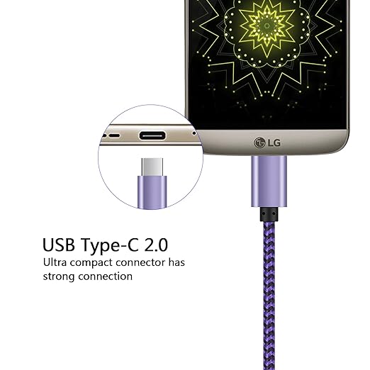 5Pack 6ft USB A to Type C Charger Cable Fast Charging Cord for Samsung Galaxy S24 A55 A35 A15 A14 A54 A53 A23 A13 A03s 5G A73 A02s A12 A20 A21 A30 A32 A42 A52 A50 A51 A10e A60 A70 A71, Z Fold5/4/3/2