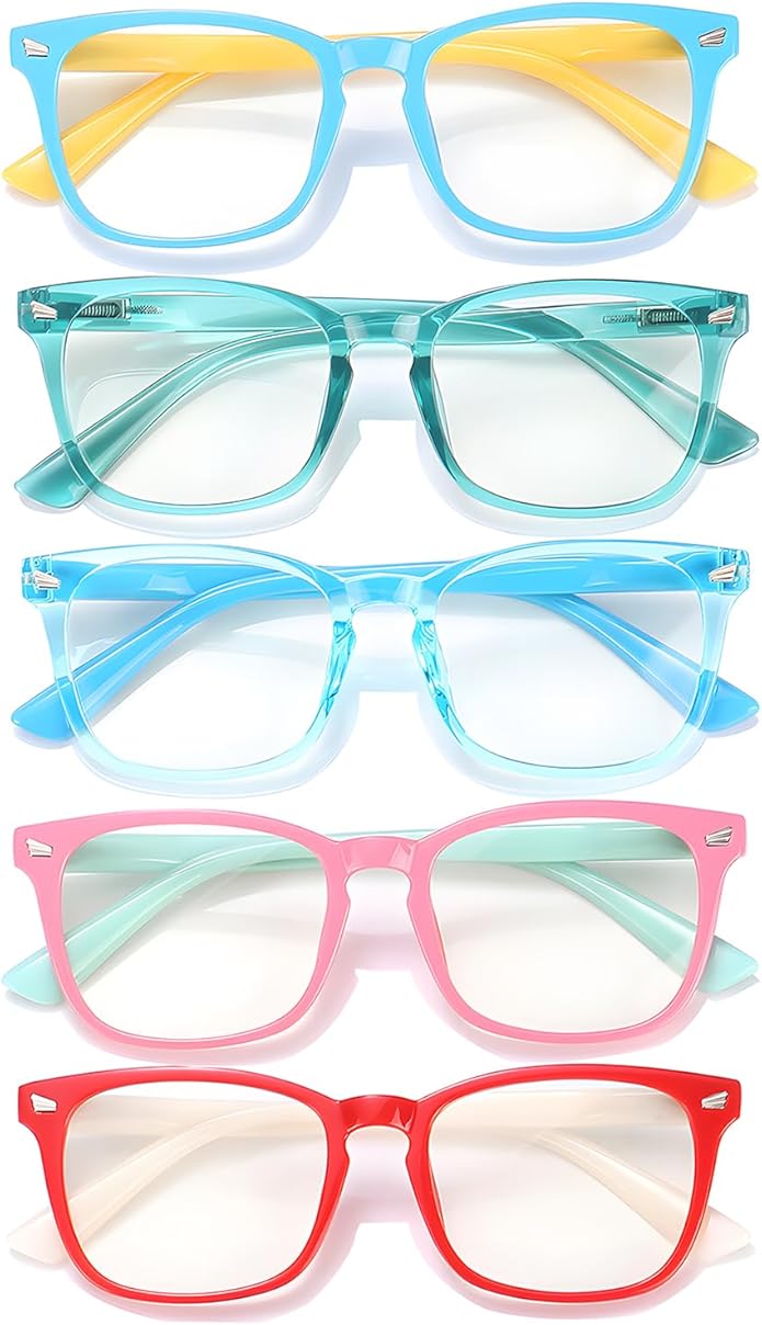 CHEERS DEVICES Blue Light Blocking Glasses for Kids Boys Girls Teens - Computer Glasses with Unbreakable Frame and Anti-Glare